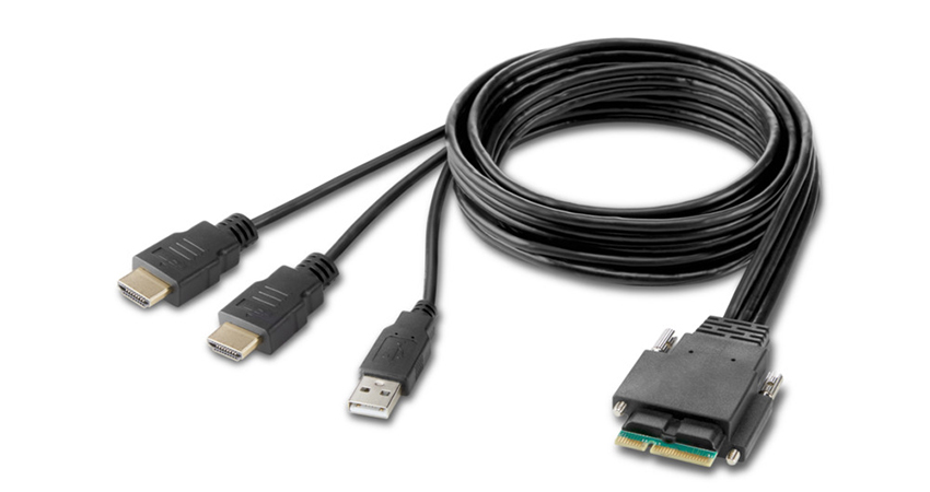 Belkin F1DN202MOD-HH-4 2-Port Dual HDMI Modular KVM Switch